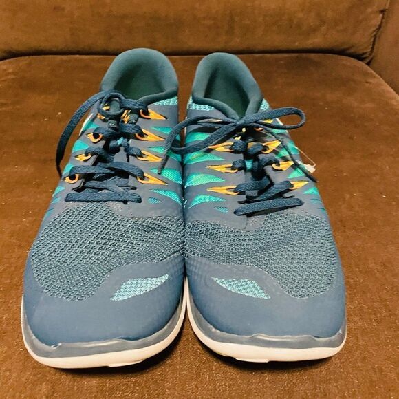 Nike Free 5.0 Trainers Running Teal Blue Green Sneakers 642198-301 Men's 11 45 E - Picture 2 of 9